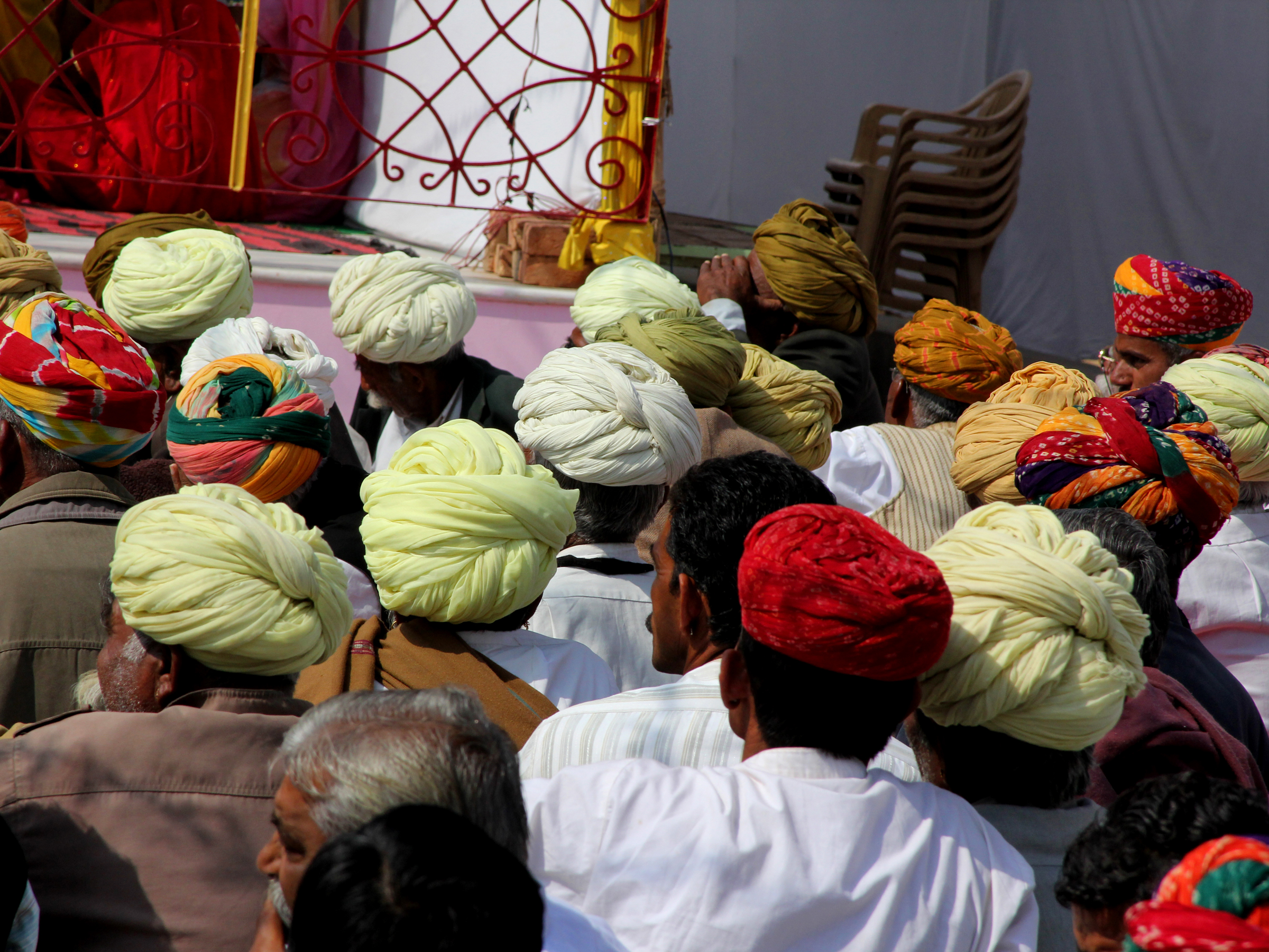 Image of Turban Tying In Rajasthan  