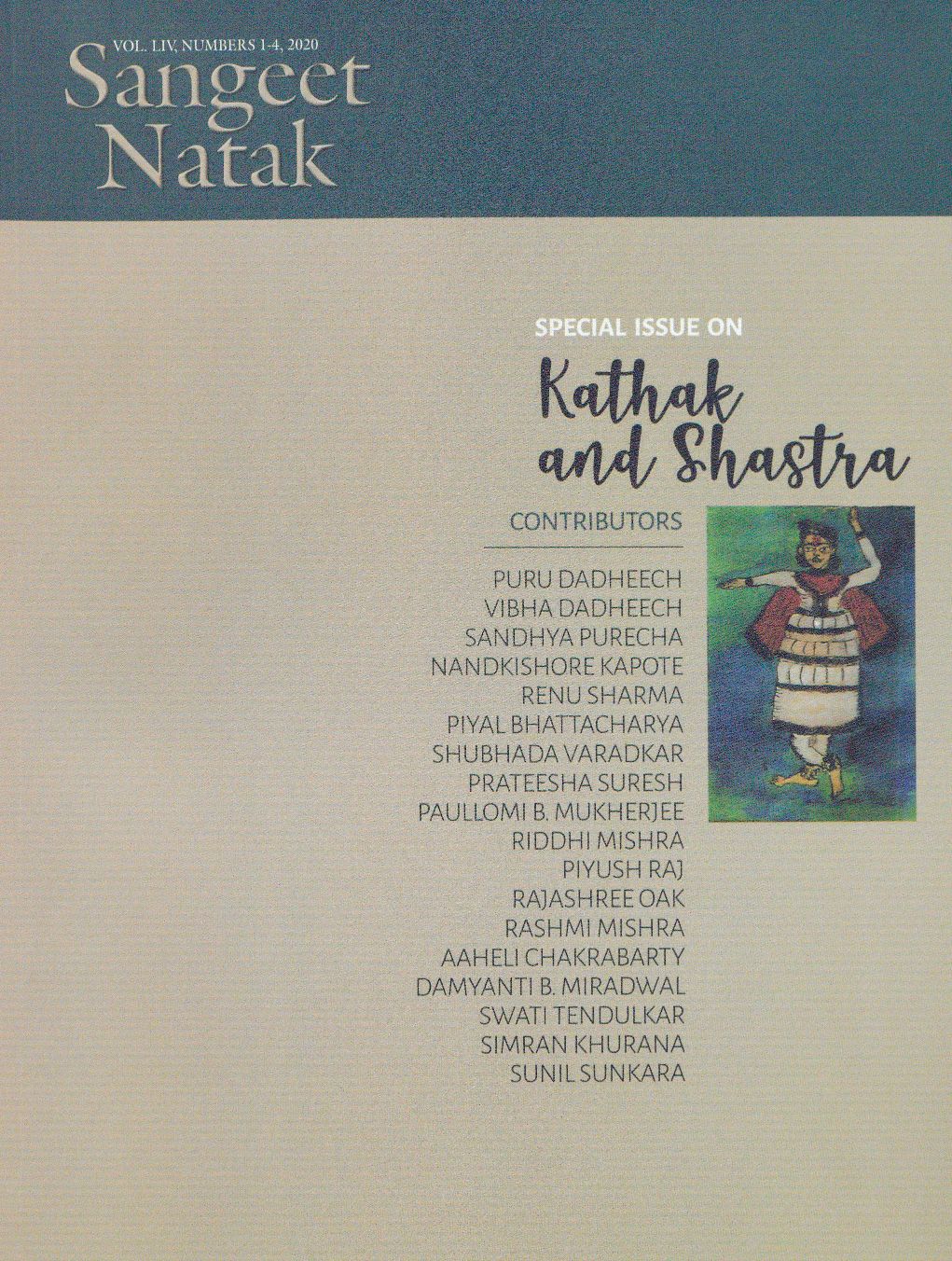 Special Issue on Kathak and Shastra Special Issue on Kathak and Shastra